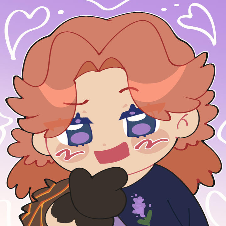 Chibi Icon| 5 x 5 in (2025) I drew a friend's character in chibi style as an icon for her social media Clip Studio Paint