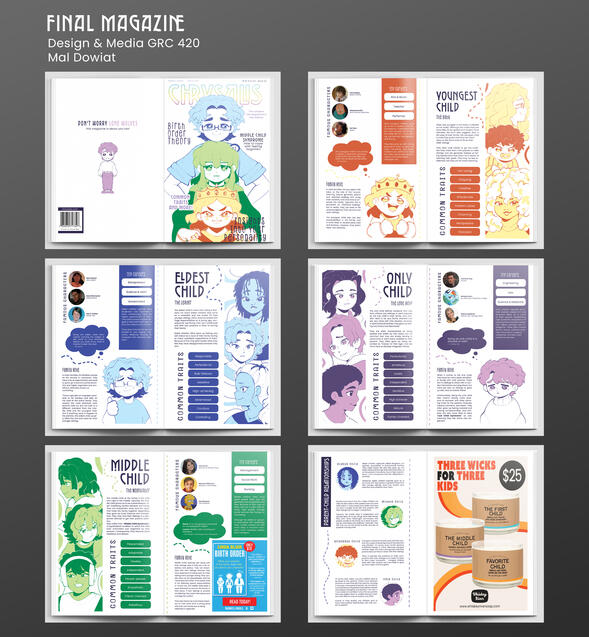 Illustrated Magazine | 19x15 in (2025) Clip Studio Paint, Adobe Photoshop, Adobe InDesign