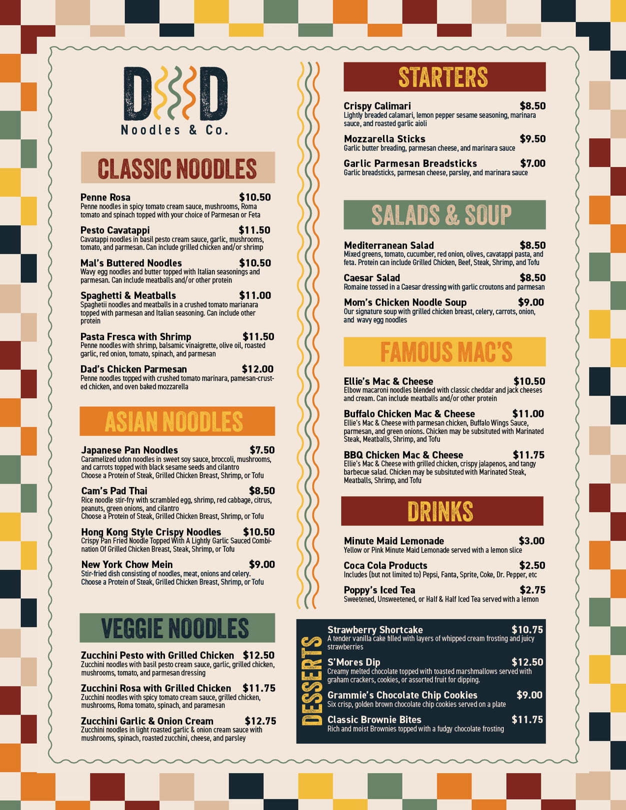 Restaurant Menu