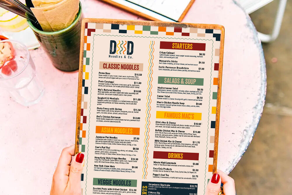 Restaurant Menu (Mockup)